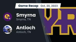 Recap: Smyrna  vs. Antioch  2023
