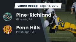 Recap: Pine-Richland  vs. Penn Hills  2017