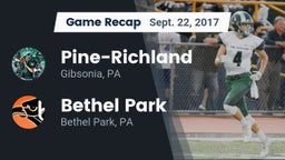 Recap: Pine-Richland  vs. Bethel Park  2017
