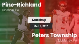 Matchup: Pine-Richland vs. Peters Township  2017