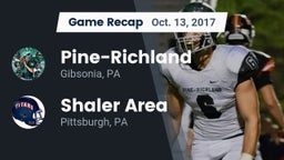 Recap: Pine-Richland  vs. Shaler Area  2017