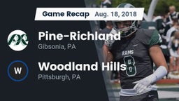 Recap: Pine-Richland  vs. Woodland Hills  2018