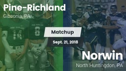 Matchup: Pine-Richland vs. Norwin  2018