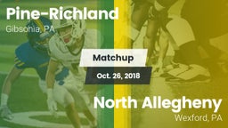 Matchup: Pine-Richland vs. North Allegheny  2018
