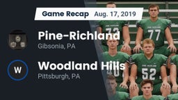 Recap: Pine-Richland  vs. Woodland Hills  2019