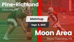 Matchup: Pine-Richland vs. Moon Area  2019