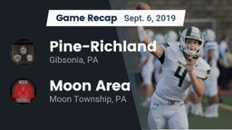 Recap: Pine-Richland  vs. Moon Area  2019