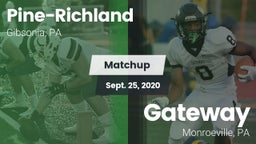 Matchup: Pine-Richland vs. Gateway  2020