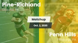 Matchup: Pine-Richland vs. Penn Hills  2020