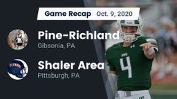 Recap: Pine-Richland  vs. Shaler Area  2020