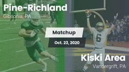 Matchup: Pine-Richland vs. Kiski Area  2020