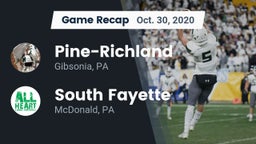 Recap: Pine-Richland  vs. South Fayette  2020