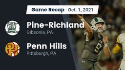Recap: Pine-Richland  vs. Penn Hills  2021