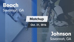 Matchup: Beach vs. Johnson  2016