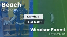 Matchup: Beach vs. Windsor Forest  2017