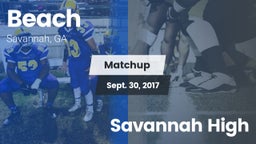 Matchup: Beach vs. Savannah High 2017