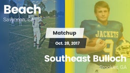Matchup: Beach vs. Southeast Bulloch  2017