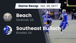Recap: Beach  vs. Southeast Bulloch  2017