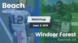 Matchup: Beach vs. Windsor Forest  2018