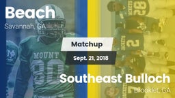 Matchup: Beach vs. Southeast Bulloch  2018