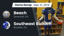 Recap: Beach  vs. Southeast Bulloch  2018