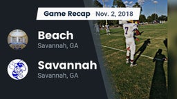 Recap: Beach  vs. Savannah  2018