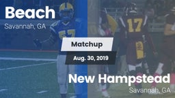 Matchup: Beach vs. New Hampstead  2019