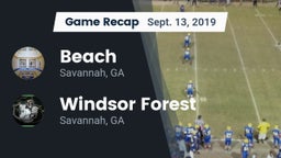 Recap: Beach  vs. Windsor Forest  2019