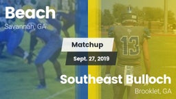 Matchup: Beach vs. Southeast Bulloch  2019