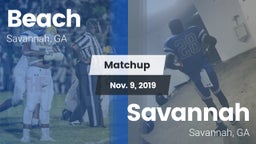 Matchup: Beach vs. Savannah  2019