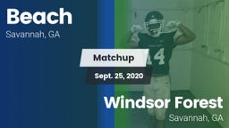 Matchup: Beach vs. Windsor Forest  2020