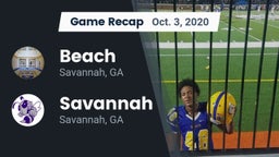 Recap: Beach  vs. Savannah  2020