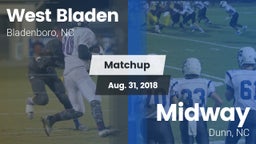 Matchup: West Bladen vs. Midway  2018
