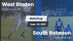 Matchup: West Bladen vs. South Robeson  2018