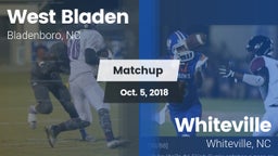 Matchup: West Bladen vs. Whiteville  2018