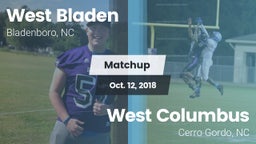 Matchup: West Bladen vs. West Columbus  2018