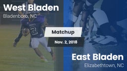 Matchup: West Bladen vs. East Bladen  2018
