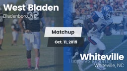 Matchup: West Bladen vs. Whiteville  2019