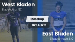 Matchup: West Bladen vs. East Bladen  2019