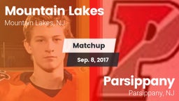 Matchup: Mountain Lakes vs. Parsippany  2017