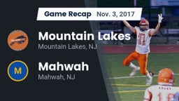 Recap: Mountain Lakes  vs. Mahwah  2017
