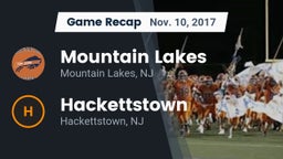 Recap: Mountain Lakes  vs. Hackettstown  2017
