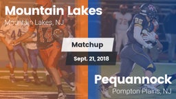 Matchup: Mountain Lakes vs. Pequannock  2018