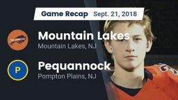 Recap: Mountain Lakes  vs. Pequannock  2018