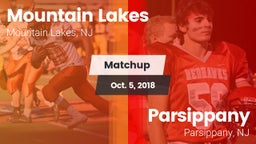 Matchup: Mountain Lakes vs. Parsippany  2018