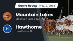 Recap: Mountain Lakes  vs. Hawthorne  2018