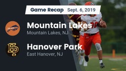 Recap: Mountain Lakes  vs. Hanover Park  2019