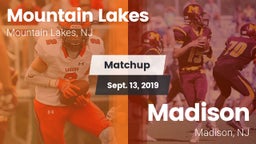 Matchup: Mountain Lakes vs. Madison  2019