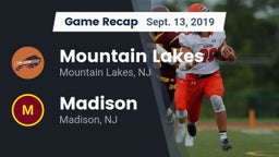 Recap: Mountain Lakes  vs. Madison  2019