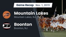 Recap: Mountain Lakes  vs. Boonton  2019